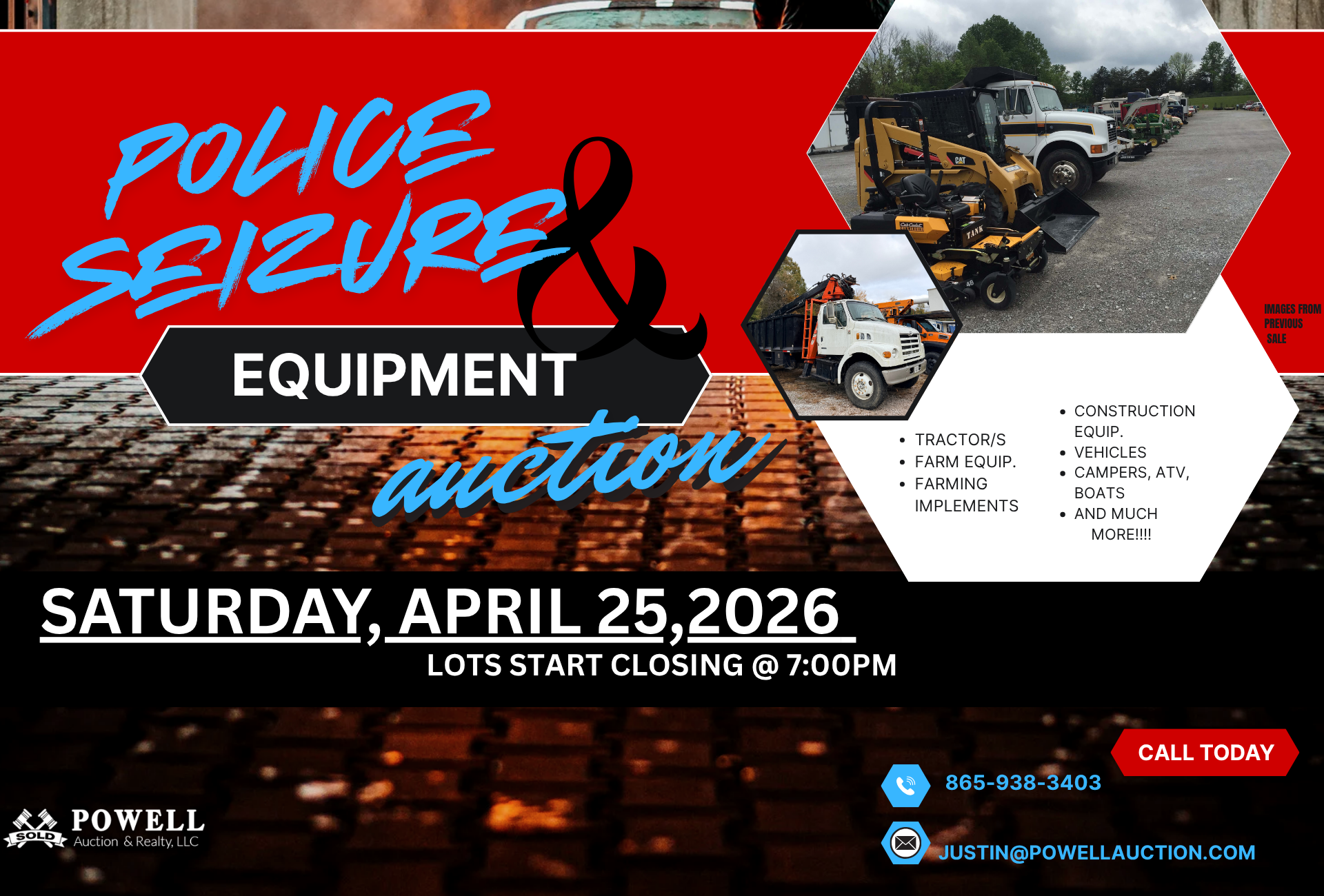 This image is by Powell Auction & Realty.