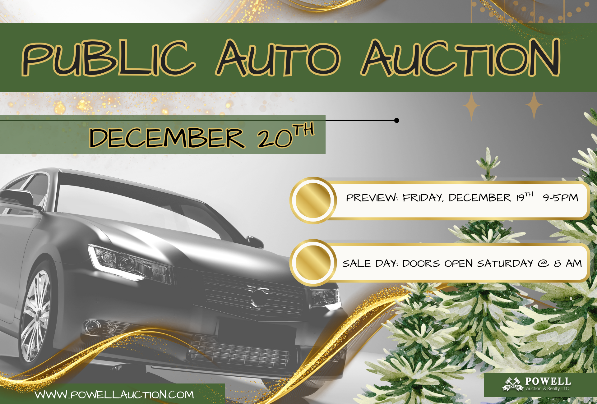 This image is by Powell Auction & Realty.