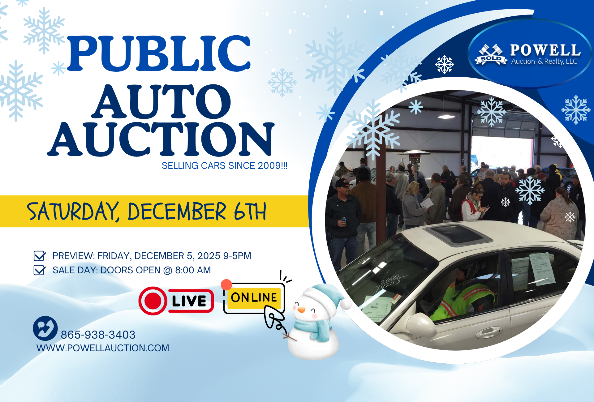 This image is by Powell Auction & Realty.