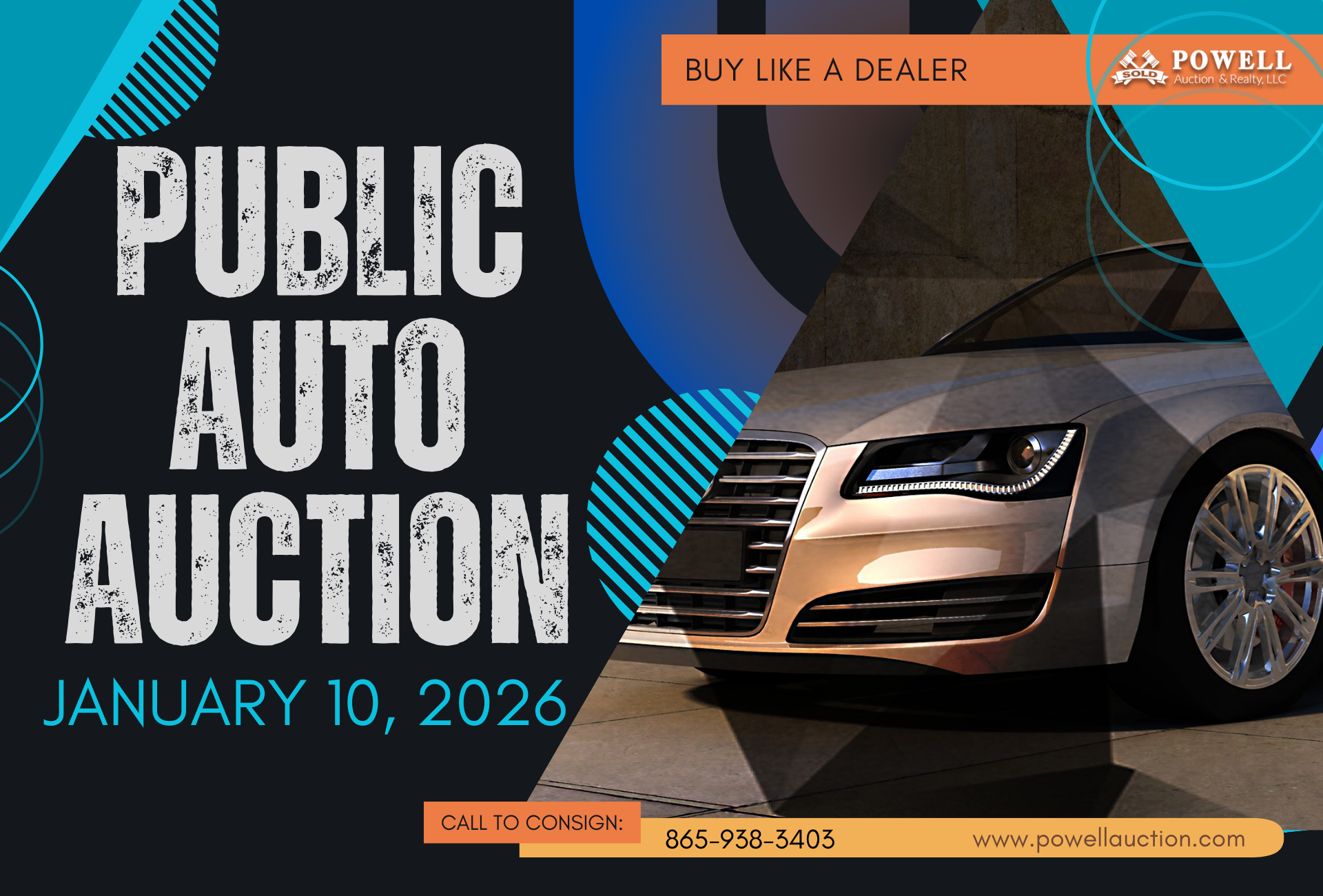 This image is by Powell Auction & Realty.