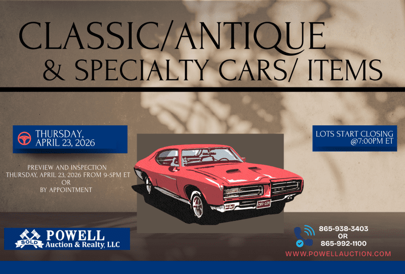 This image is by Powell Auction & Realty.