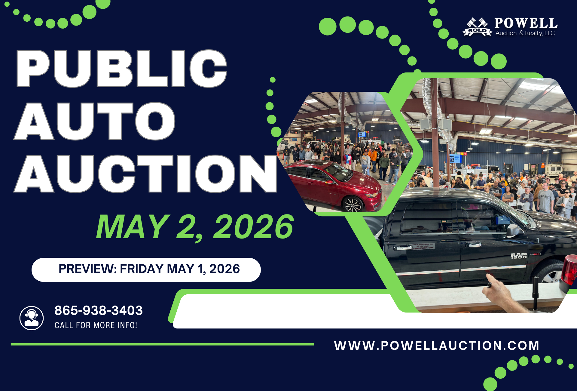 This image is by Powell Auction & Realty.